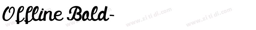 Offline Bold字体转换